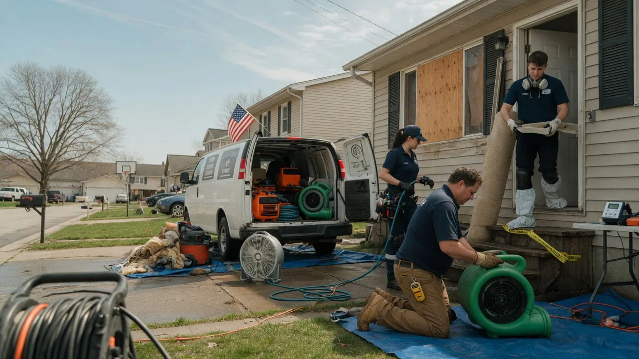 Water Damage Restoration in Merrifield, MN near me
